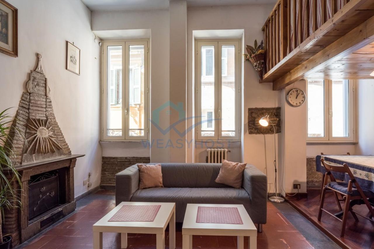Warm Nest In The Old Building Of Piazza Navona Roma Exterior foto